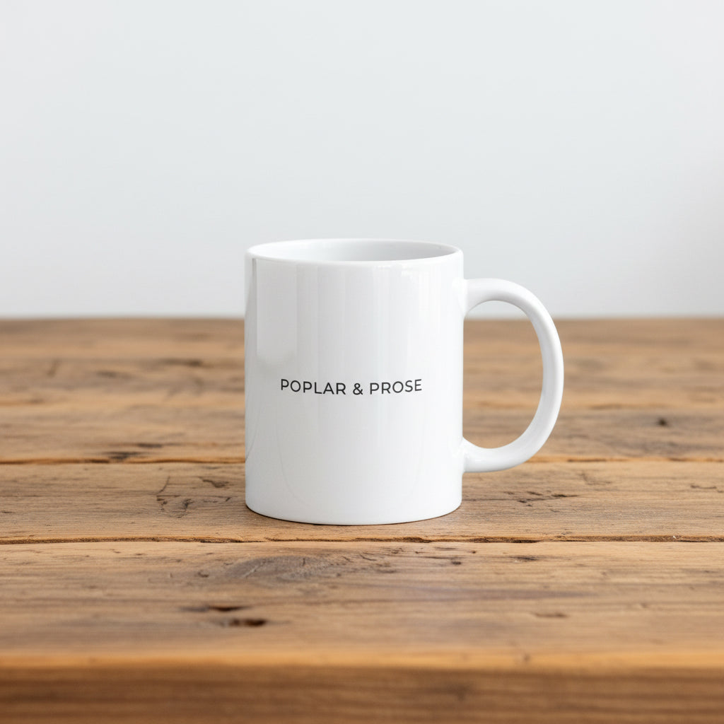 20 oz Logo Side of White Ceramic Mug