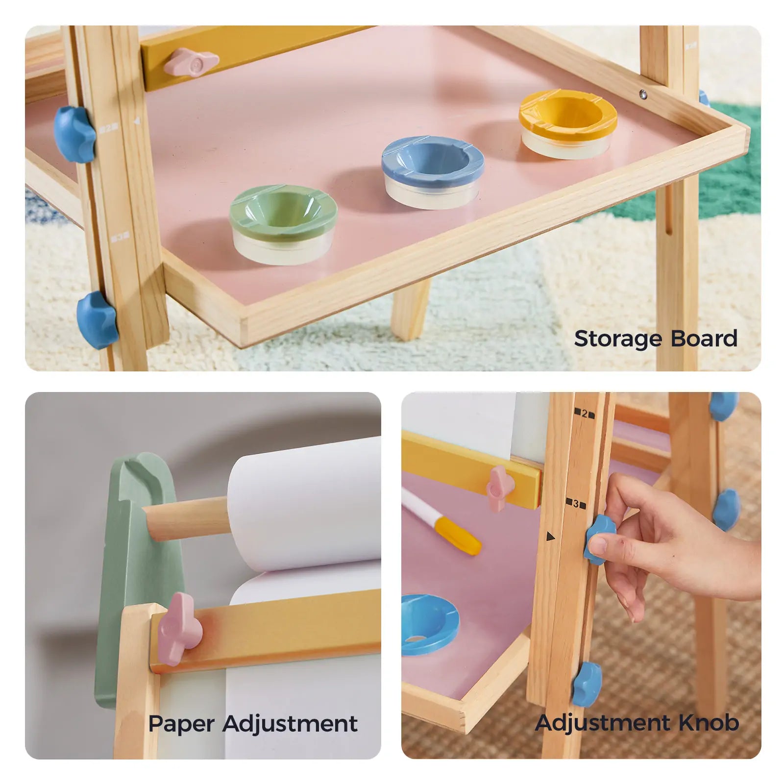 Tiny Land® 3-in-1 Kids Art Easel