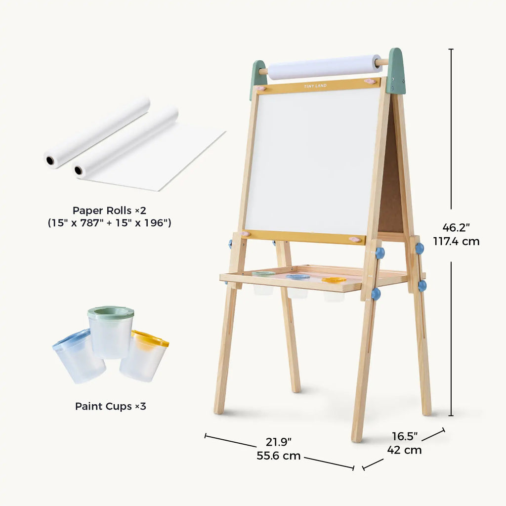 Tiny Land® 3-in-1 Kids Art Easel