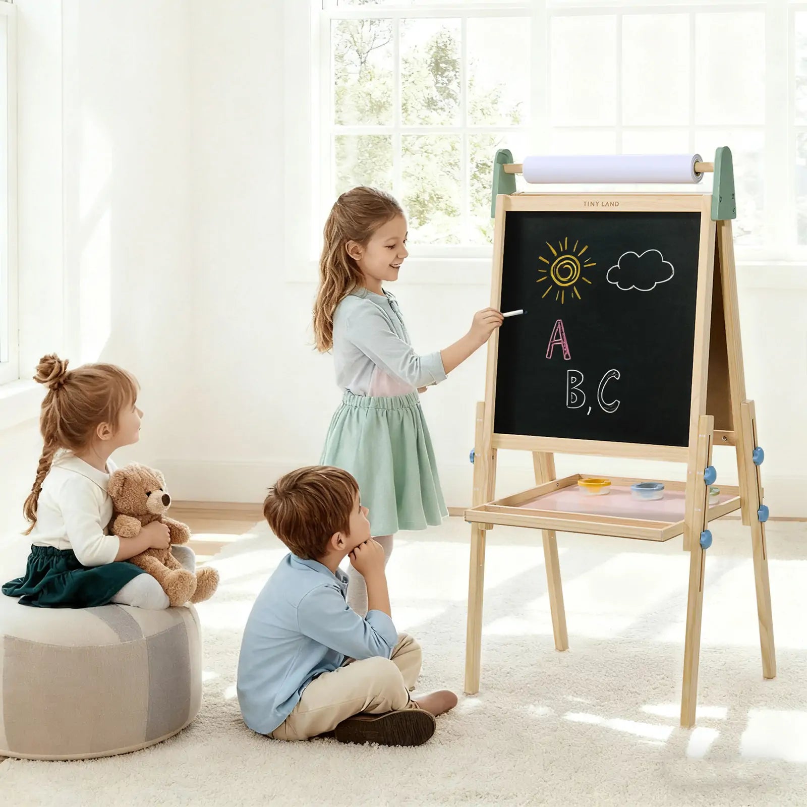 Tiny Land® 3-in-1 Kids Art Easel