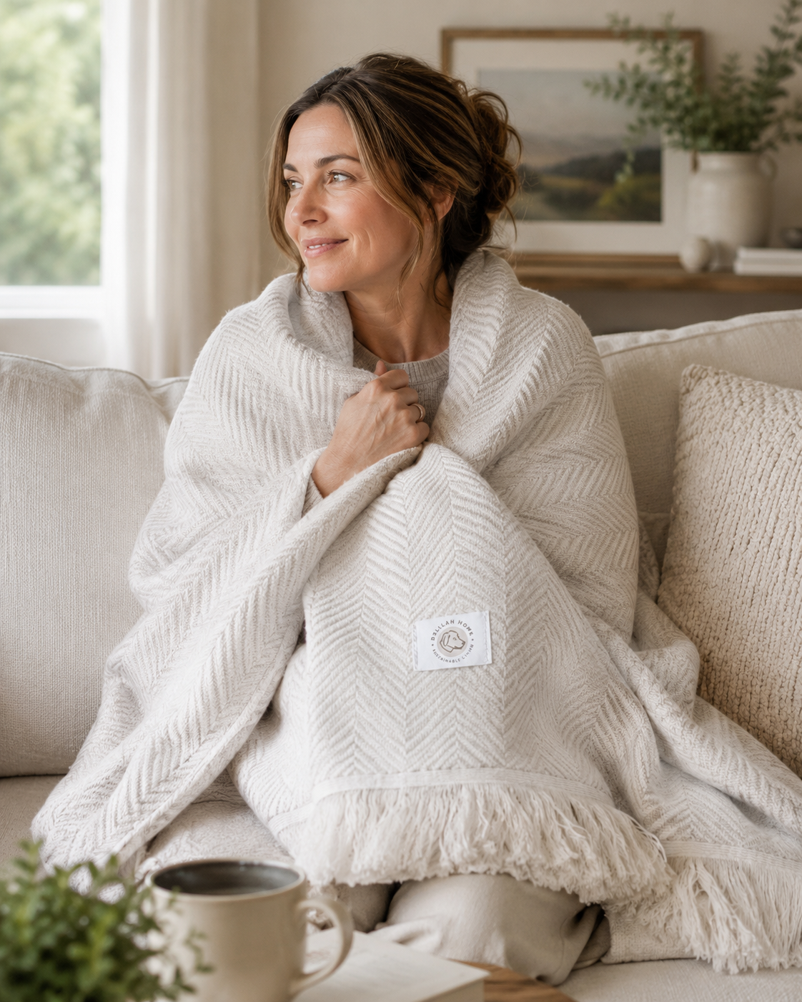 Reading Season Throw | 100% Organic Cotton Blanket