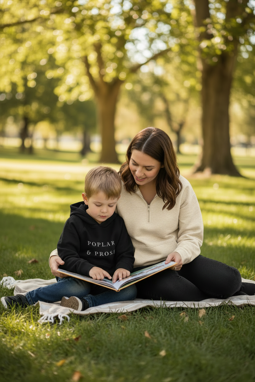 Children's Organic Cotton Hoodie | The Poplar & Prose Hoodie