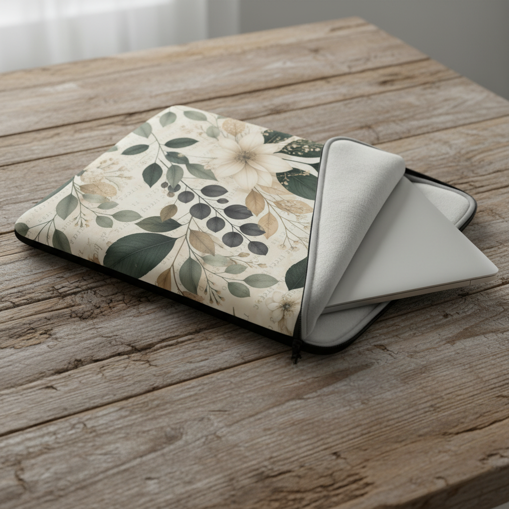 Between the Pages & the Trees Laptop Sleeve
