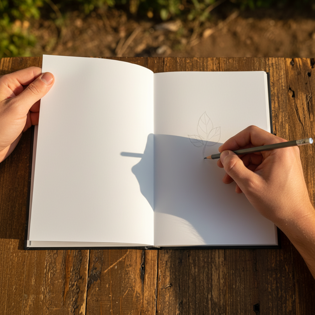 Moonlit Lake Journal