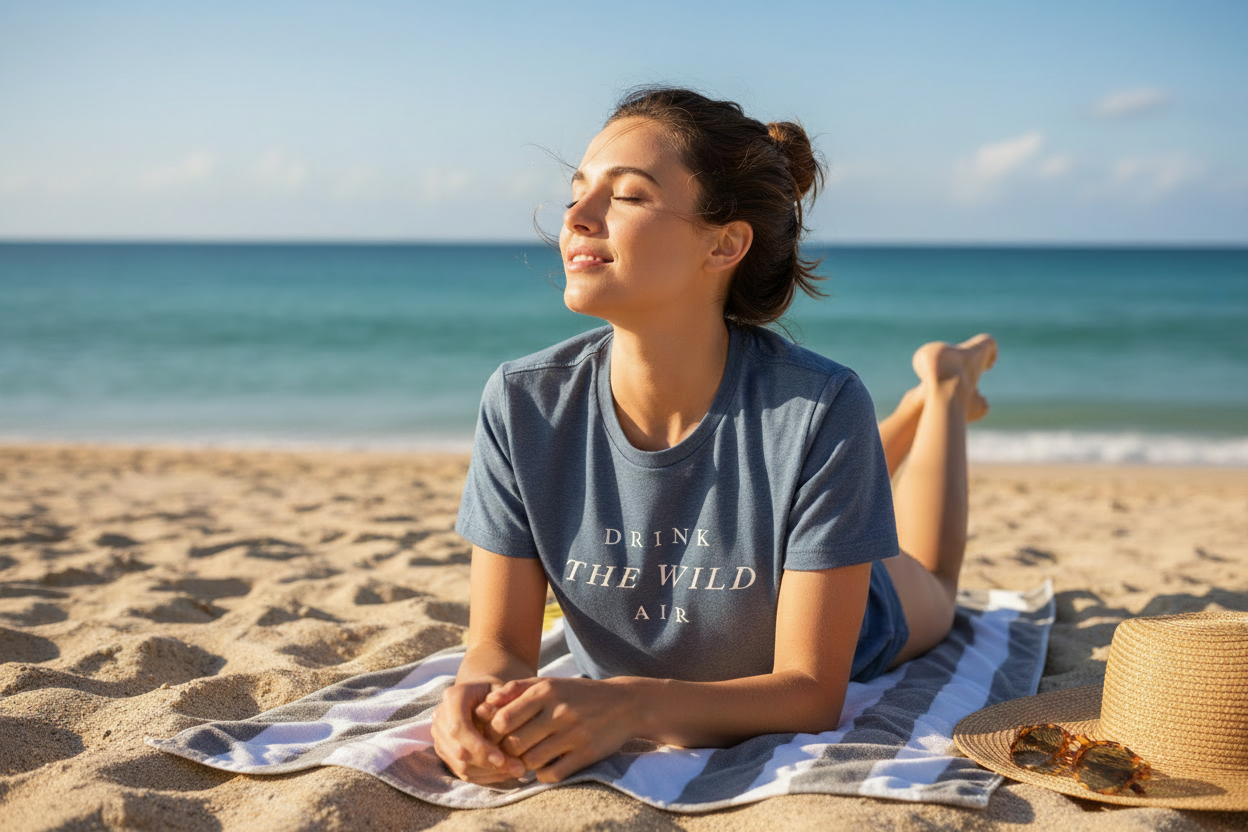 Wild Air Tee | Organic Nature Inspired Literary Tee