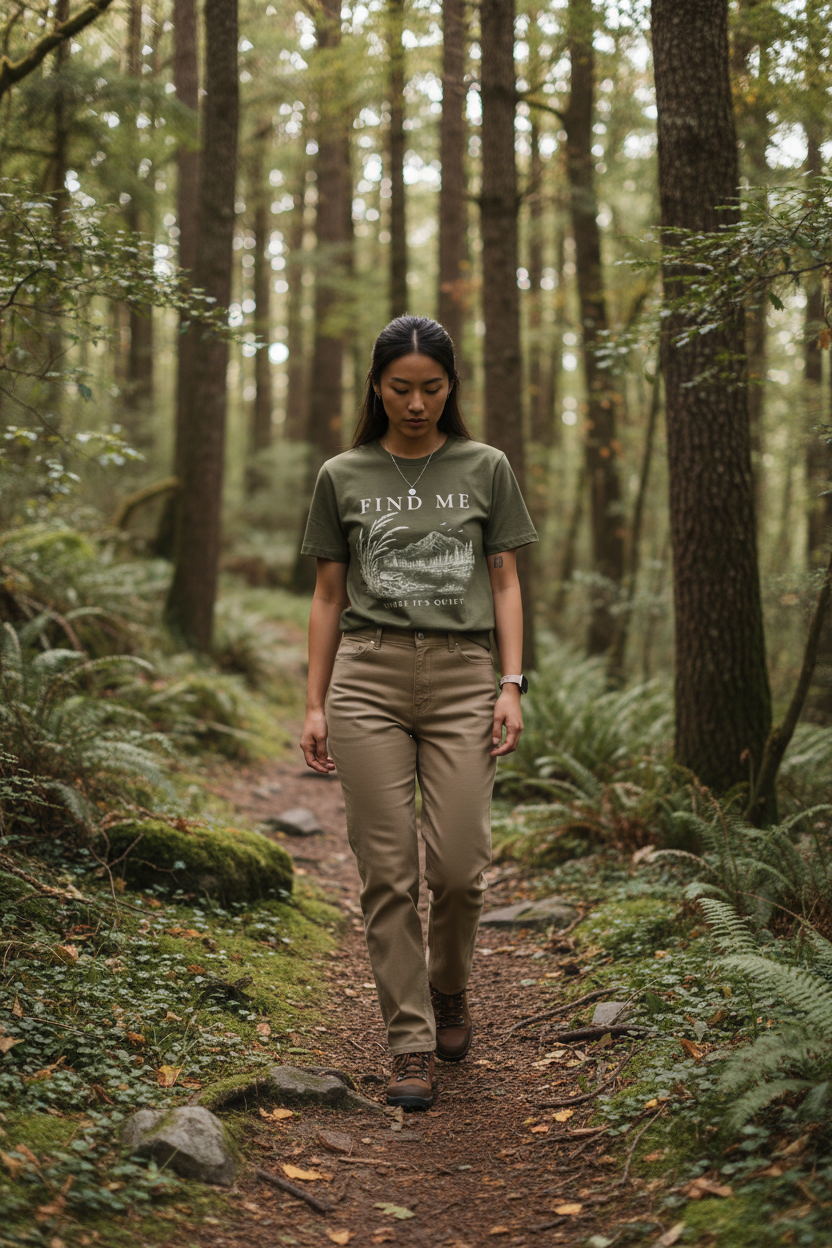 Quiet Tee—Illustrated  | Literary Graphic Organic T-Shirt