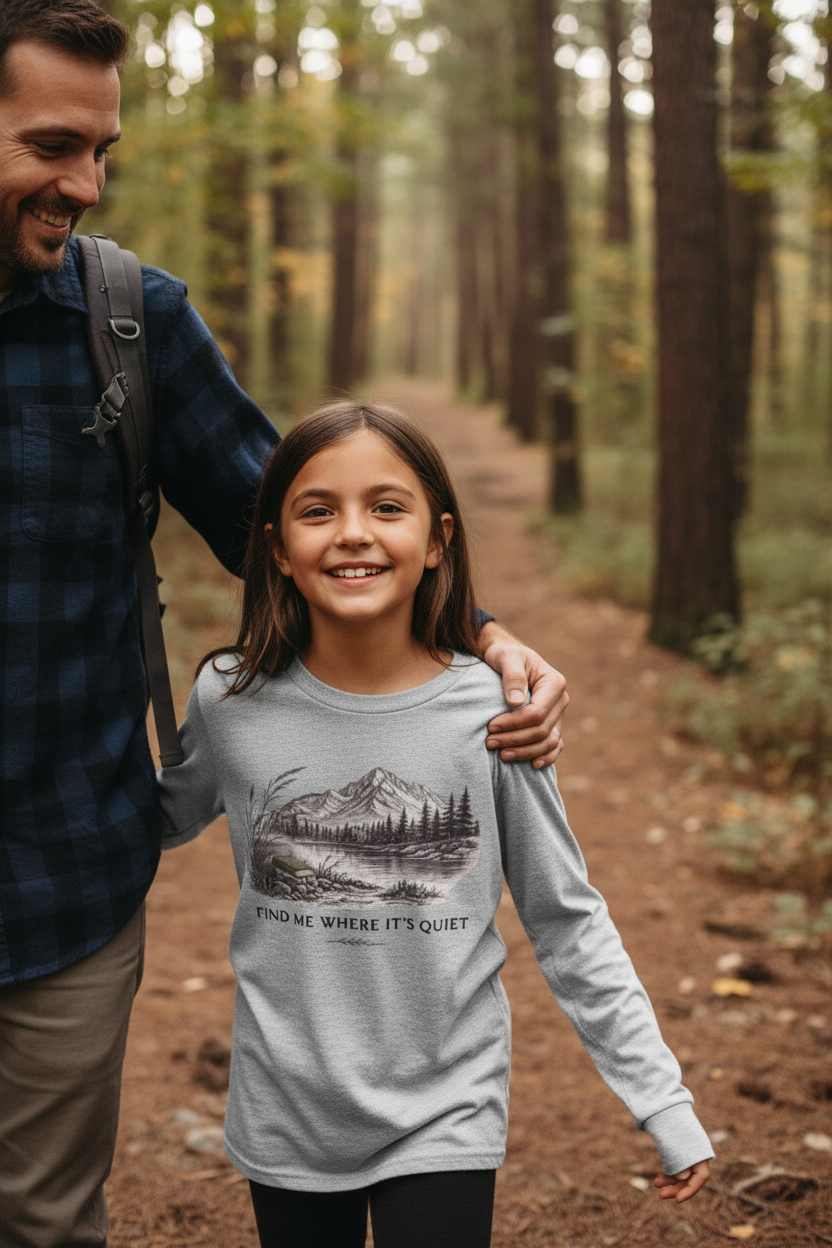 Where It's Quiet Youth Long Sleeve Tee