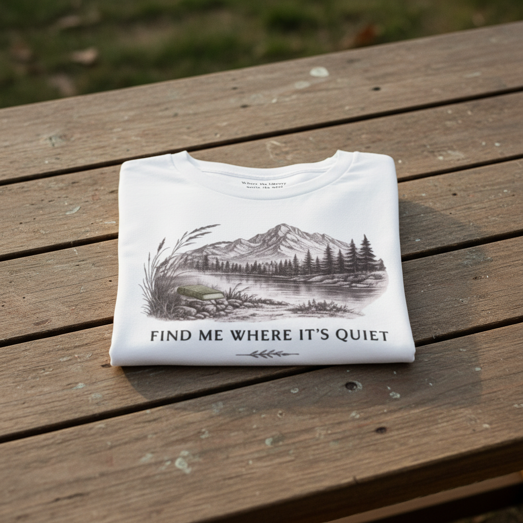 Where It's Quiet Youth Long Sleeve Tee